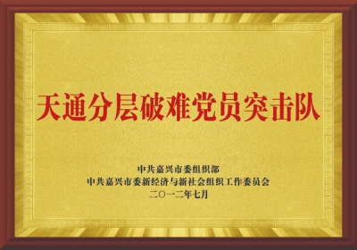 “金年会 金字招牌诚信至上分层破难党员突击队”